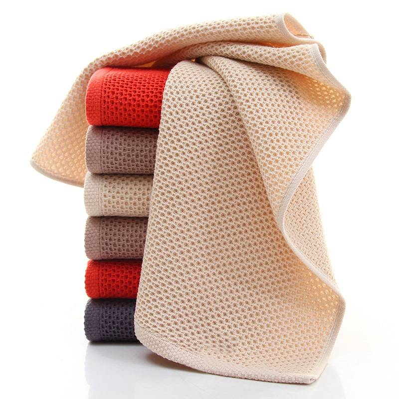 Towels Absorb Water and Do Not Shed Lint, Pure Cotton Towels for Home Use, Hotel Advertising Gifts, Soft Face Towels, Wholesale Honeycomb Face Towels