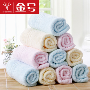 Gold cotton satin towel 70*34 plain cotton towel wholesale GA1131 soft absorbent household towel