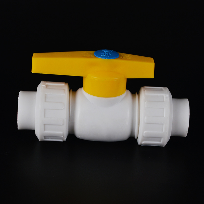 白色ppr双活接钢芯球阀家装工程4分热熔双活接阀门开关现货