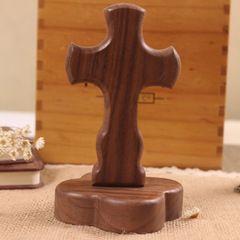 Wooden Cross Church Decorative Supplies Wood Craft Hand-carved Engraving Wholesale