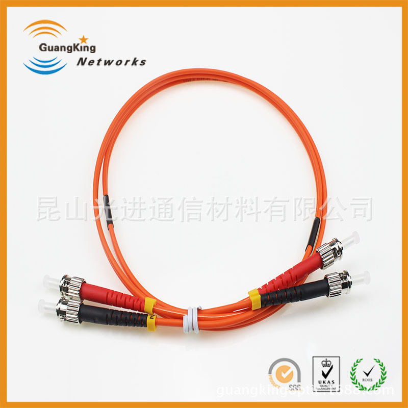 厂家批发ST光纤跳线光纤尾纤单模单芯光纤网络尾纤工程光缆连接器