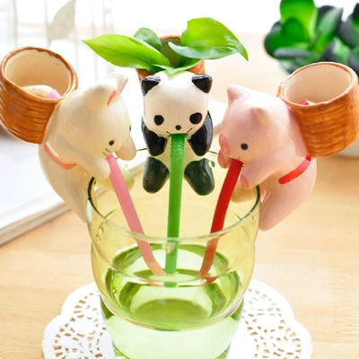 Креативные украшения (новый 8 жаждущих и жаждущих) офисный Рабочий стол отрицательный ион креативное зеленое растение Горшечное растение