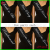 Factory direct selling single -layer color ditch straps single party black etiquette Black Hen party sash