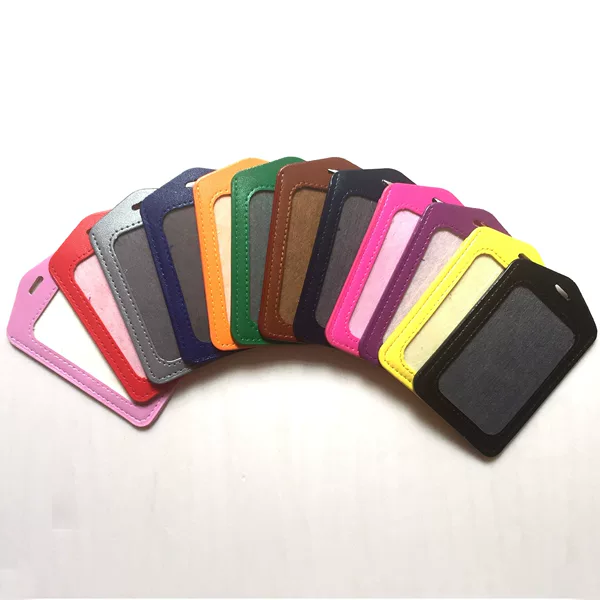 Multi-card position Pu imitation leather card holder ID card holder work card work Card Factory card bus card holder color