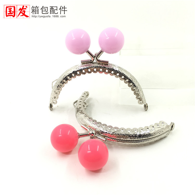 Oreo especial 23 agujeros: 8.5CM cabezas de caramelo de encaje en relieve semicircular oro [plata] 20MM cabeza de perlas