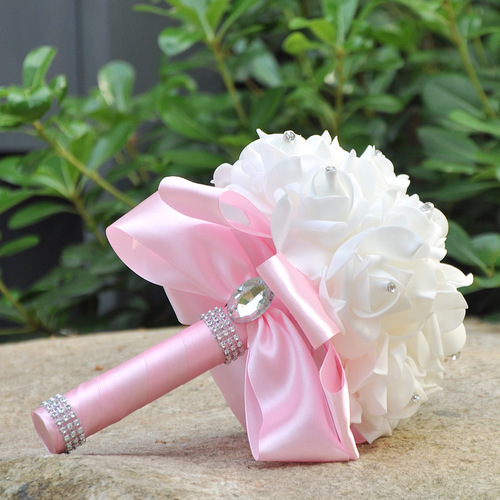 European and American wedding supplies wedding bride's bouquet Korean wedding PE foam simulation bride's bouquet