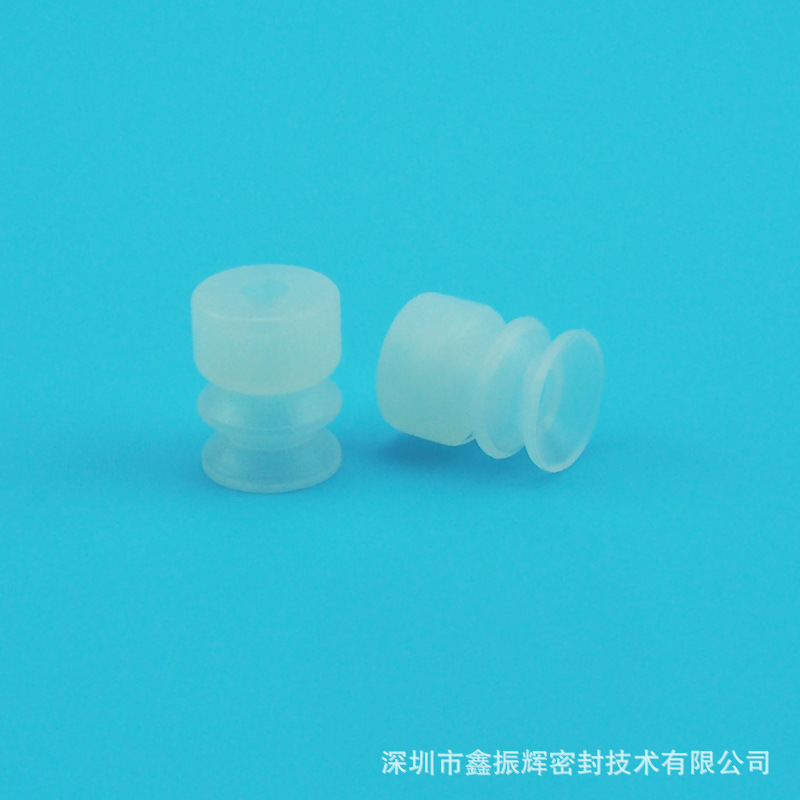 DP-S10天行两层小头波纹硅胶真空吸盘 机械手气动吸嘴10mm