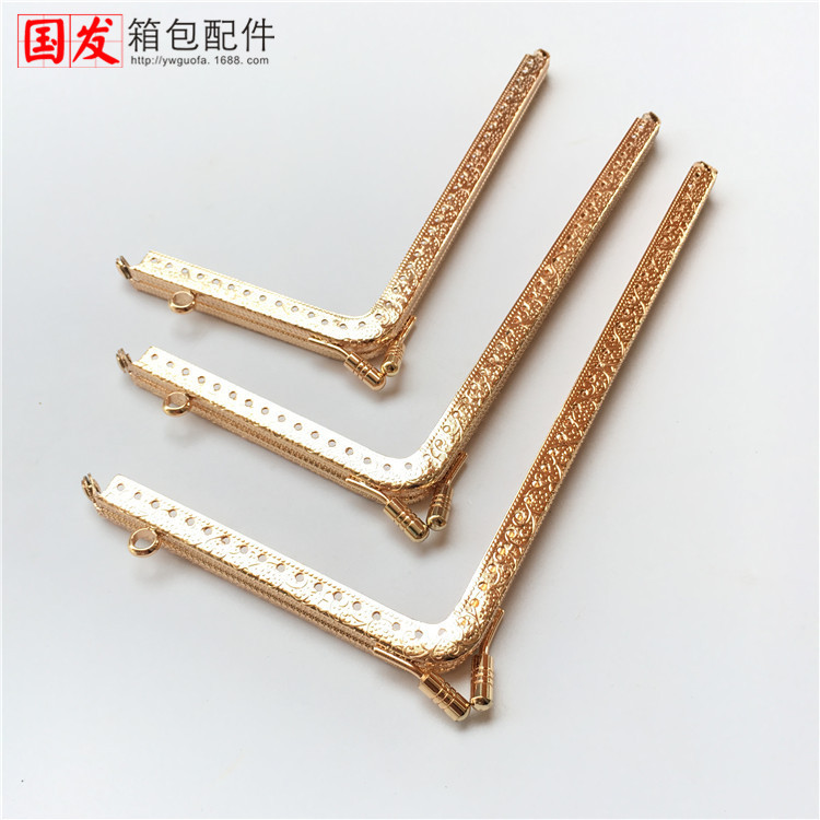 14.5CM-16.5CM-18.5CM bolsas de teléfonos móviles en forma de L serie de oro ligero oro boca se puede instalar en teléfonos móviles de Apple