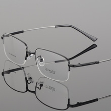 时尚记忆钛合金半框近视老花男女航空超轻光学眼镜架七彩蝶方框