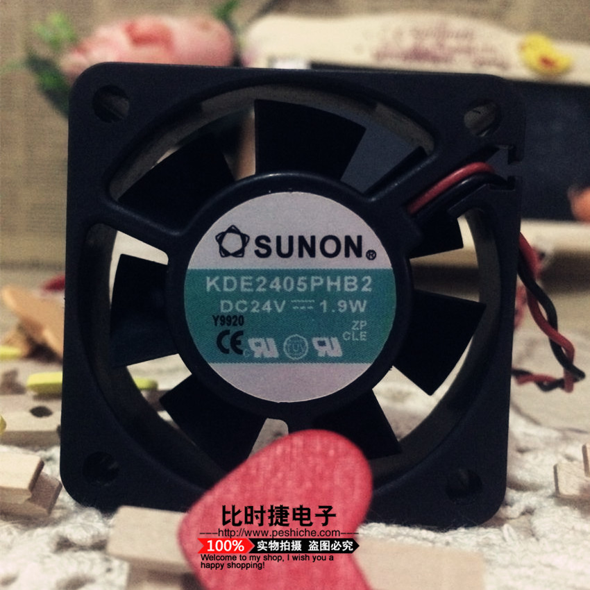 全新原装 SUNON KDE2405PHB2 DC 24V 1.9W 机箱散热风扇 2线