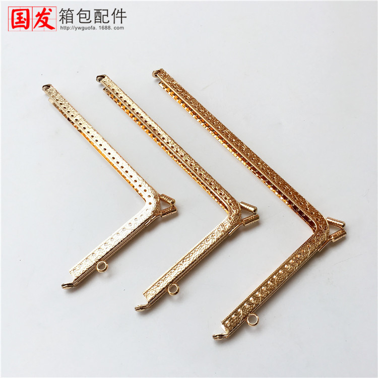 14.5CM-16.5CM-18.5CM bolsas de teléfonos móviles en forma de L serie de oro ligero oro boca se puede instalar en teléfonos móviles de Apple