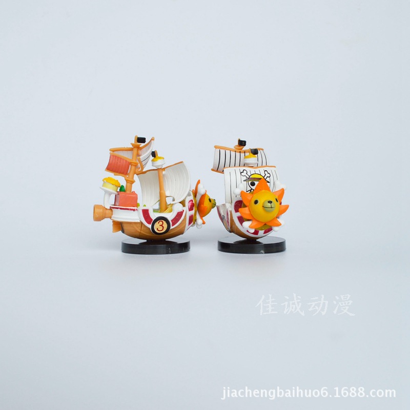 Meili una pieza Wanli sol soleado Qianyang Barco Pirata modelo anime ramo DIY adornos