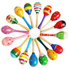 Maracas, wooden toy for training, 20cm, early education