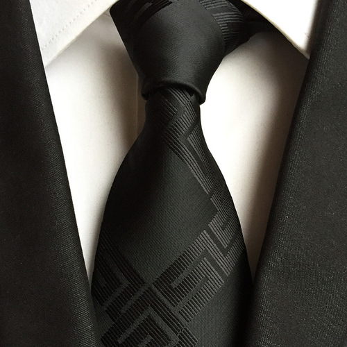 新款高密度佩斯利领带腰果花涤纶男士西装领带