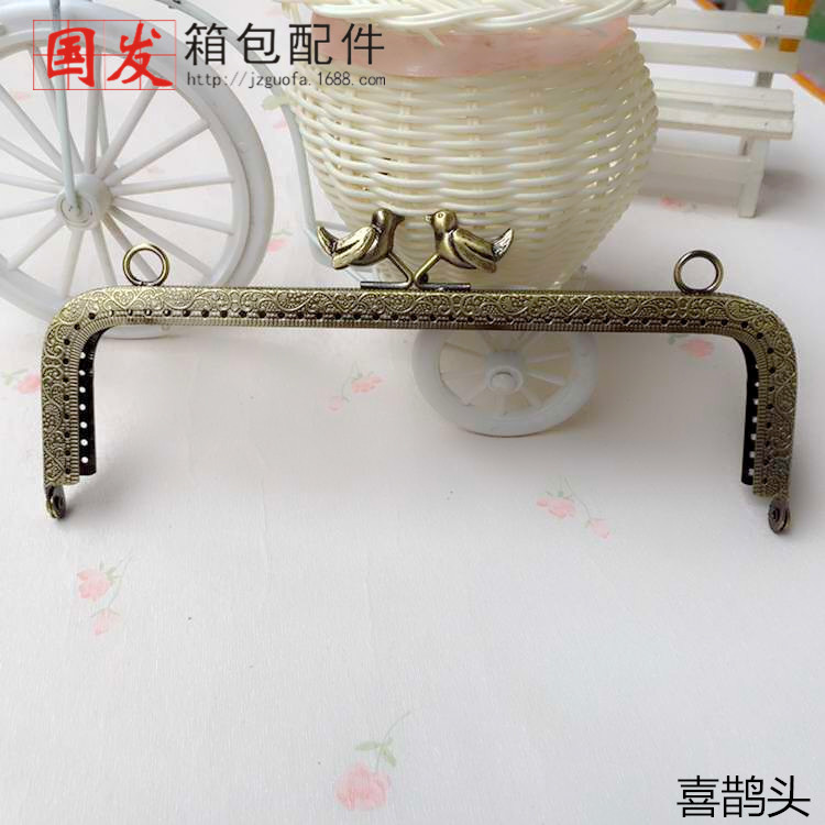 Sin stock, para hacer productos: 20cm cuadrado en relieve cabeza de gaza cabeza de pájaro boca de oro serie de animales boca de oro boca