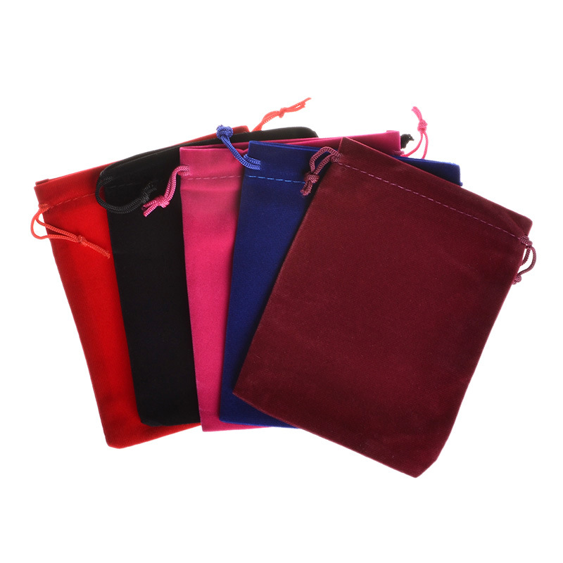 绒布袋 velvet bag 束口首饰包装袋饰品袋 pouch flannelette bag