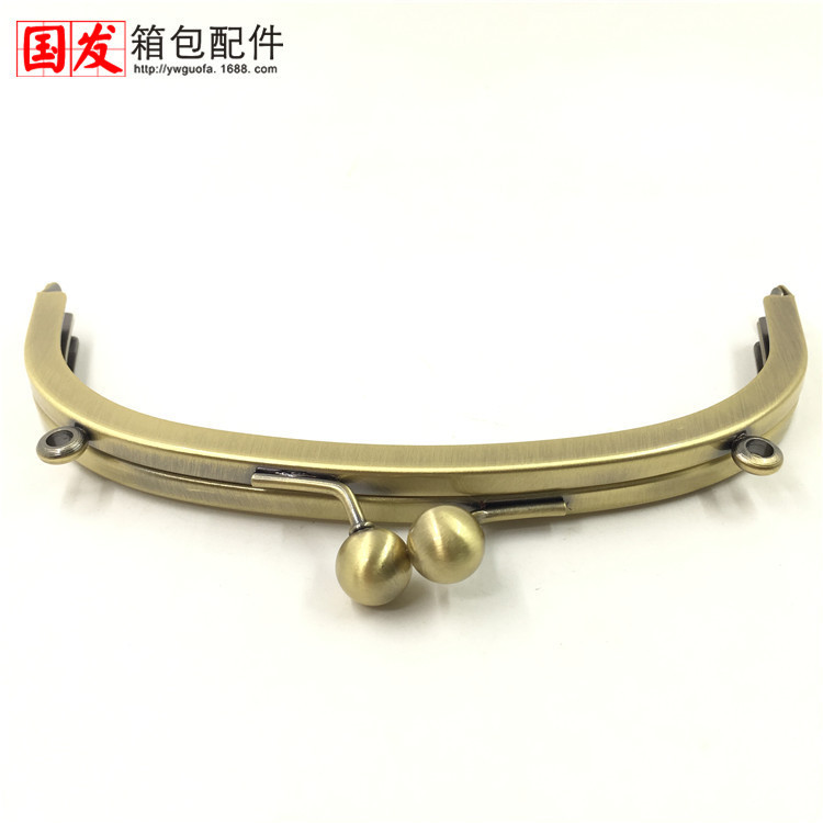 Sin stock, 15CM máquina de perlas de arco sin agujeros, abrazadera de abrazadera de oro