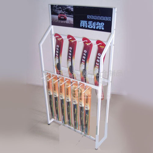 加工生产多功能落地式雨刷展示挂架汽车配件零件促销展览架可定制