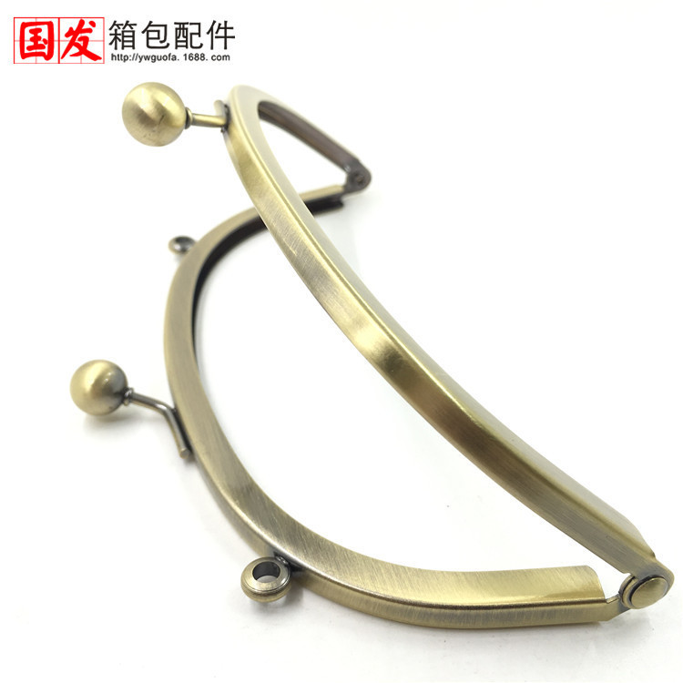 Sin stock, 15CM máquina de perlas de arco sin agujeros, abrazadera de abrazadera de oro