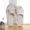 Summer Japanese non-slip slippers suitable for men and women for beloved indoor platform, cotton and linen