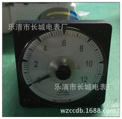 长城电表厂 63L18 12KA/5  船用表 广角度 交流电流表
