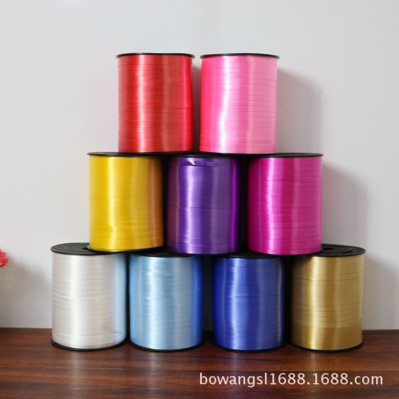 Yiwu al por mayor fiestas festivas 500 yardas globo cinta de globo correa de cinta multicolor