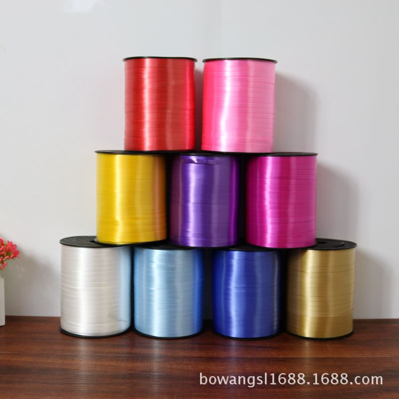 Yiwu al por mayor fiestas festivas 500 yardas globo cinta de globo correa de cinta multicolor