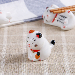 Японская глина, окрашенные палочки для еды, украшение, новая коллекция, на удачу, котенок