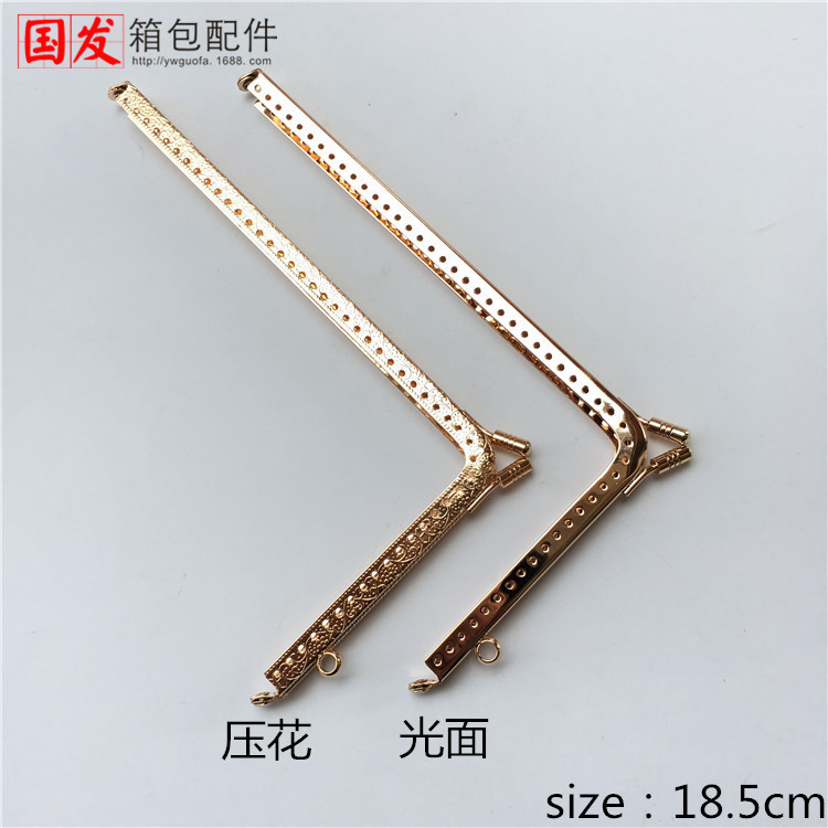 14.5CM-16.5CM-18.5CM bolsas de teléfonos móviles en forma de L serie de oro ligero oro boca se puede instalar en teléfonos móviles de Apple