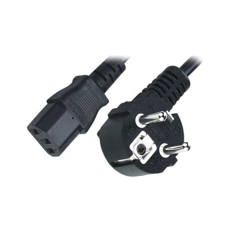 厂家供应欧洲电源线欧规插头线品字头多规格出口家用电器电源线