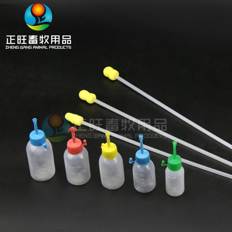 Botella de vasos de transfusión para cerdos Botella de vasos de transfusión desechable para cerdos Botella de vasos de transfusión múltiple tipo de matriz uterina