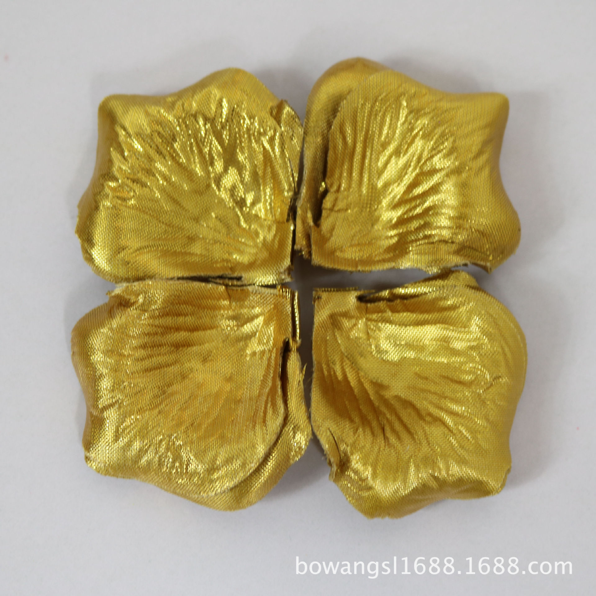 En stock al por mayor simulación pétalos de rosa mano-tirar flor boda habitación boda cama vacaciones decoración no tejido pétalos 144 piezas/bolsa