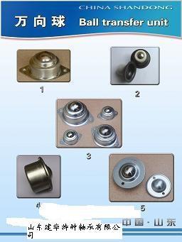 厂家生产输送机用5/8单眼皮万向球牛眼滚珠轴承