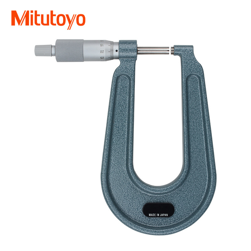 日本三丰Mitutoyo深弓架千分尺板厚外径千分尺0-25*110mm 118-101