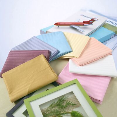 美容院专用全棉带洞床单贡缎条美体按摩SPA会所专用纯棉洞巾批发|ru