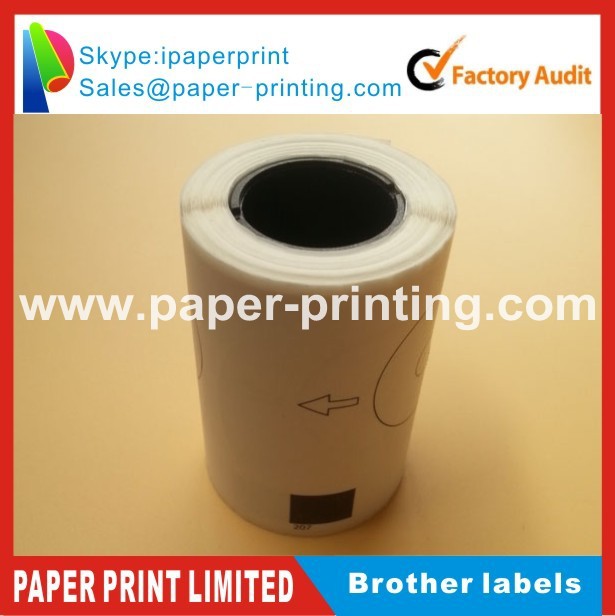 热敏标签带DK-11207 菲林58mm×58mm×100张 白底黑字DK色带