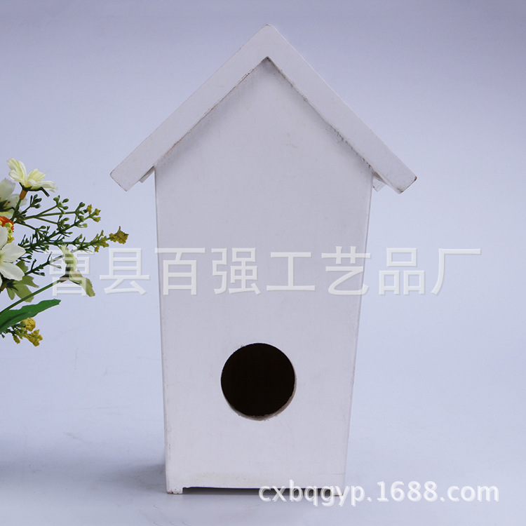 工厂木质工艺品 创意实木制工艺礼品摆件 房子存钱罐礼物鸟窝