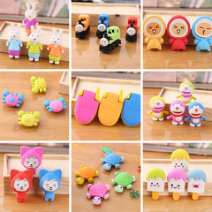 卡通動物鉛筆橡皮擦學習用品可愛小兔橡皮檫兒童創意文具學生獎品