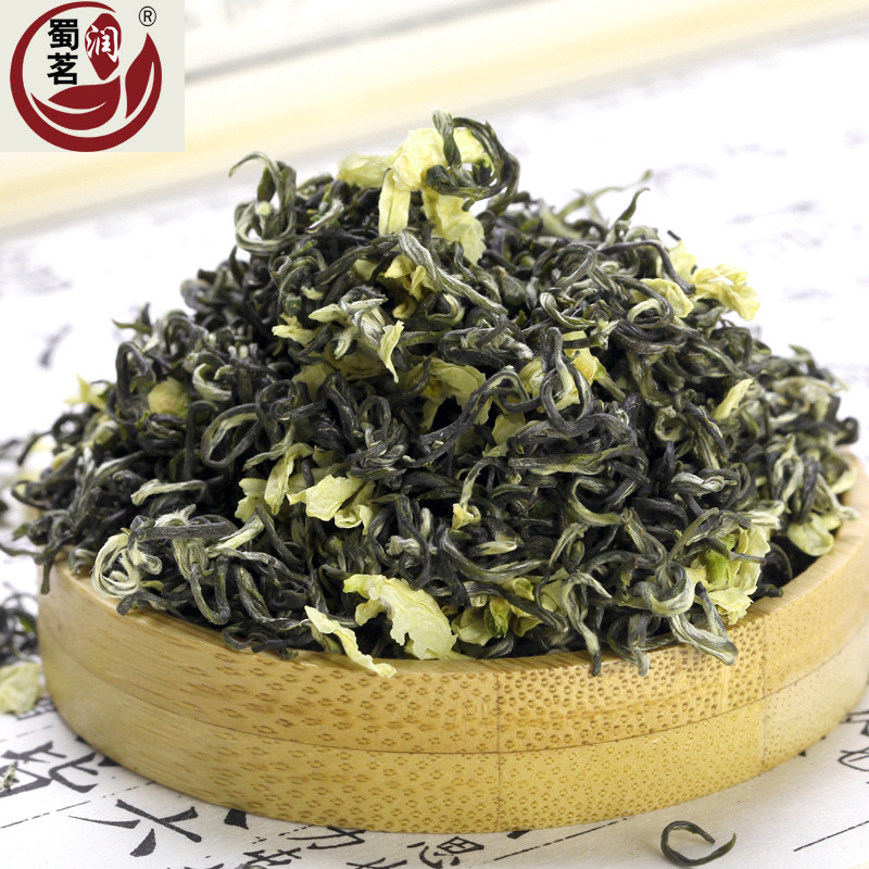 Jasmine Tea 2026 New Tea Bi Tan Grade Shu Mingrun Piaoxue Jasmine Tea Loose Tea Wholesale Dropshipping