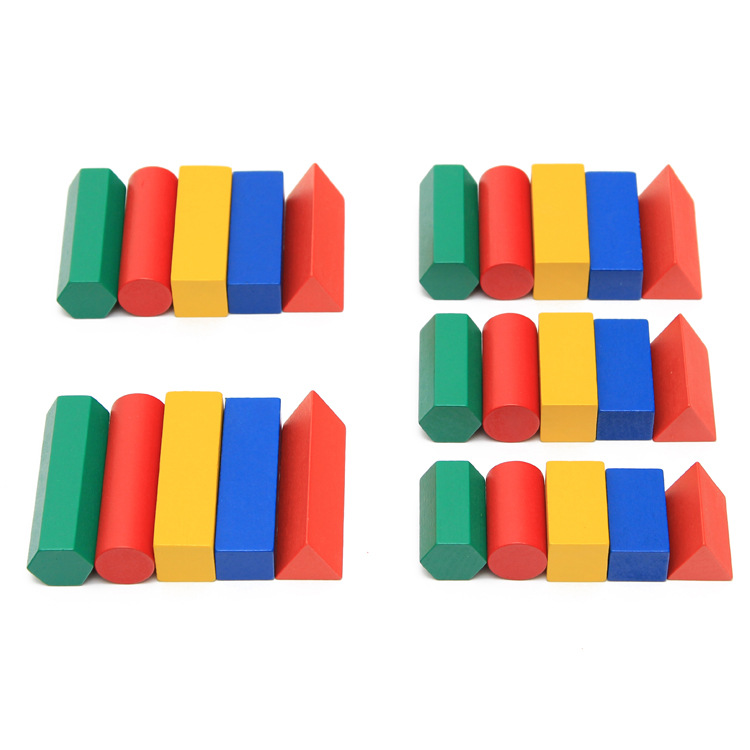 Material Didáctico Sensorial Geométrico Montessori de Madera