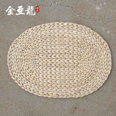 Countryside Simplicity circular Straw Cushion manual characteristic Straw Table mat Botany Straw mat Manufactor Direct selling organization