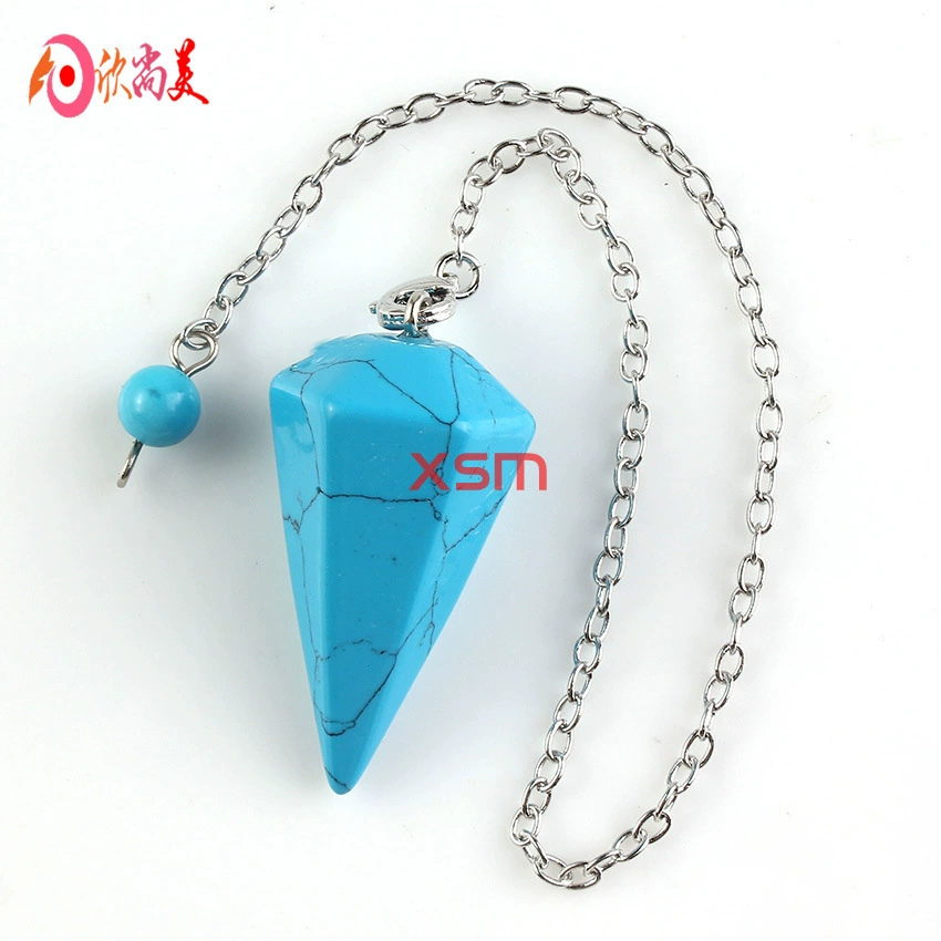 Natural water, hexagonal crystal, pendant, European style, for import, Aliexpress