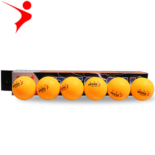 REGAIL table tennis wholesale boxed student training table tennis 6-pack international standard training balls