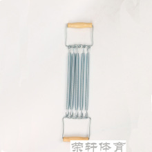 木柄拉力器 家用健身胸肌拉力训练力量训练器 可拆卸弹簧拉力器