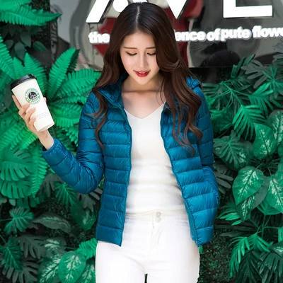 Перекрестная торговля, демисезонная пуховик-куртка с капюшоном, большой размер