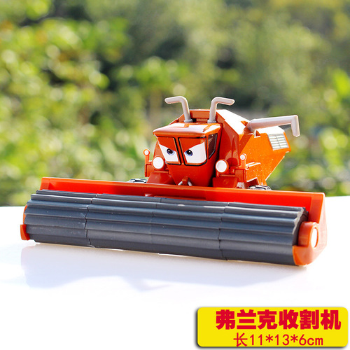 Cross-border racing car car harvester cow uncle Frank Frank mowing grass alloy children's toy car
