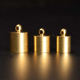 【悠茉】工厂批发 黄铜手工串珠流苏铜帽砝码 DIY饰品配件吊钟坠