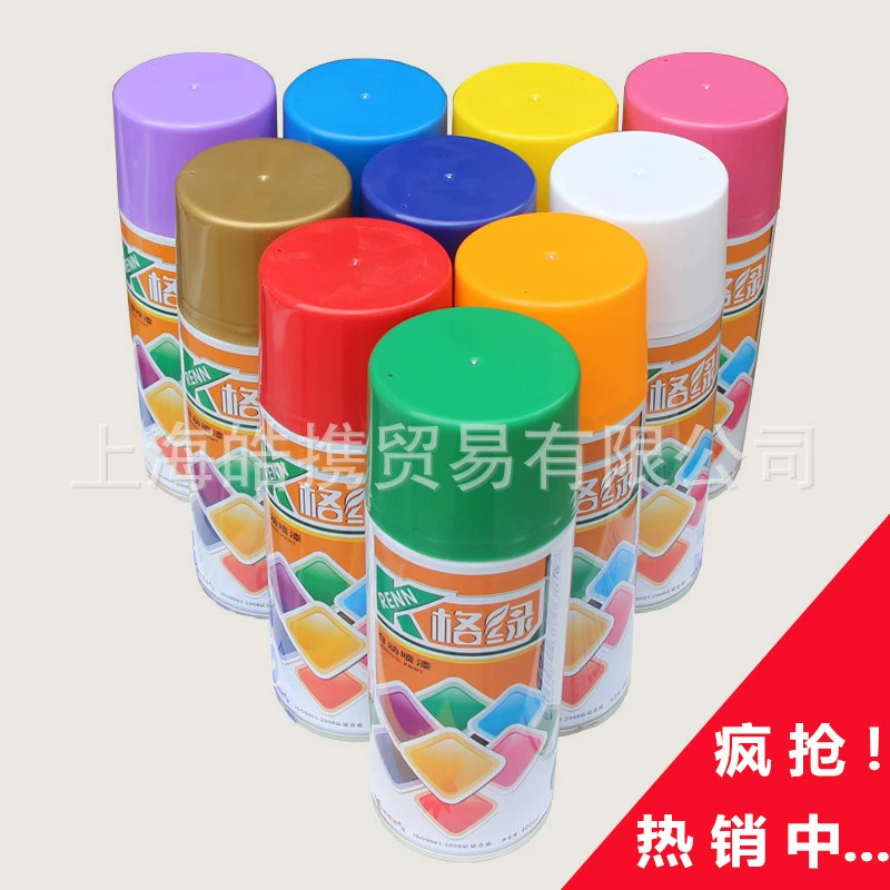 Зеленая краска брызга автоматическая краска брызга ручная краска мебель металлический автомобиль велосипед Краска Ручка граффити спрей