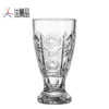 Franco crystal flower glass wine glass one or two white wine glass wholesale thick glass wine glass