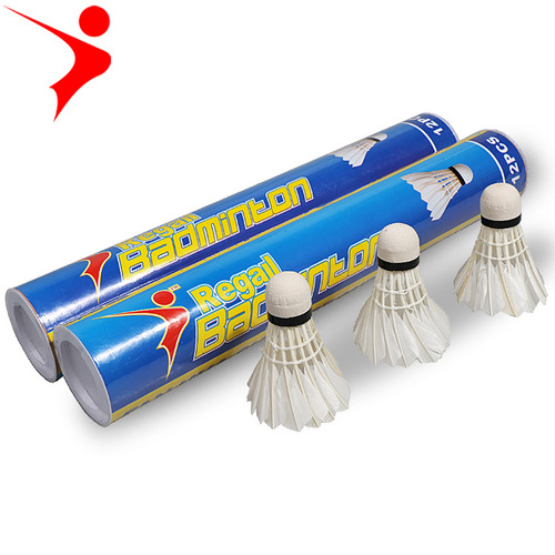 REGAIL badminton wholesale 603 tube badminton humpback thin rod soft foam head 12 badmintons